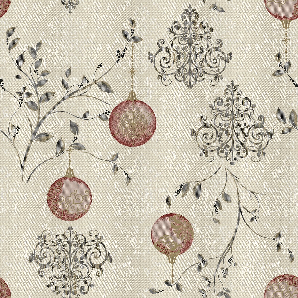 Mitteldecke Simphony Rosso 120x120 cm