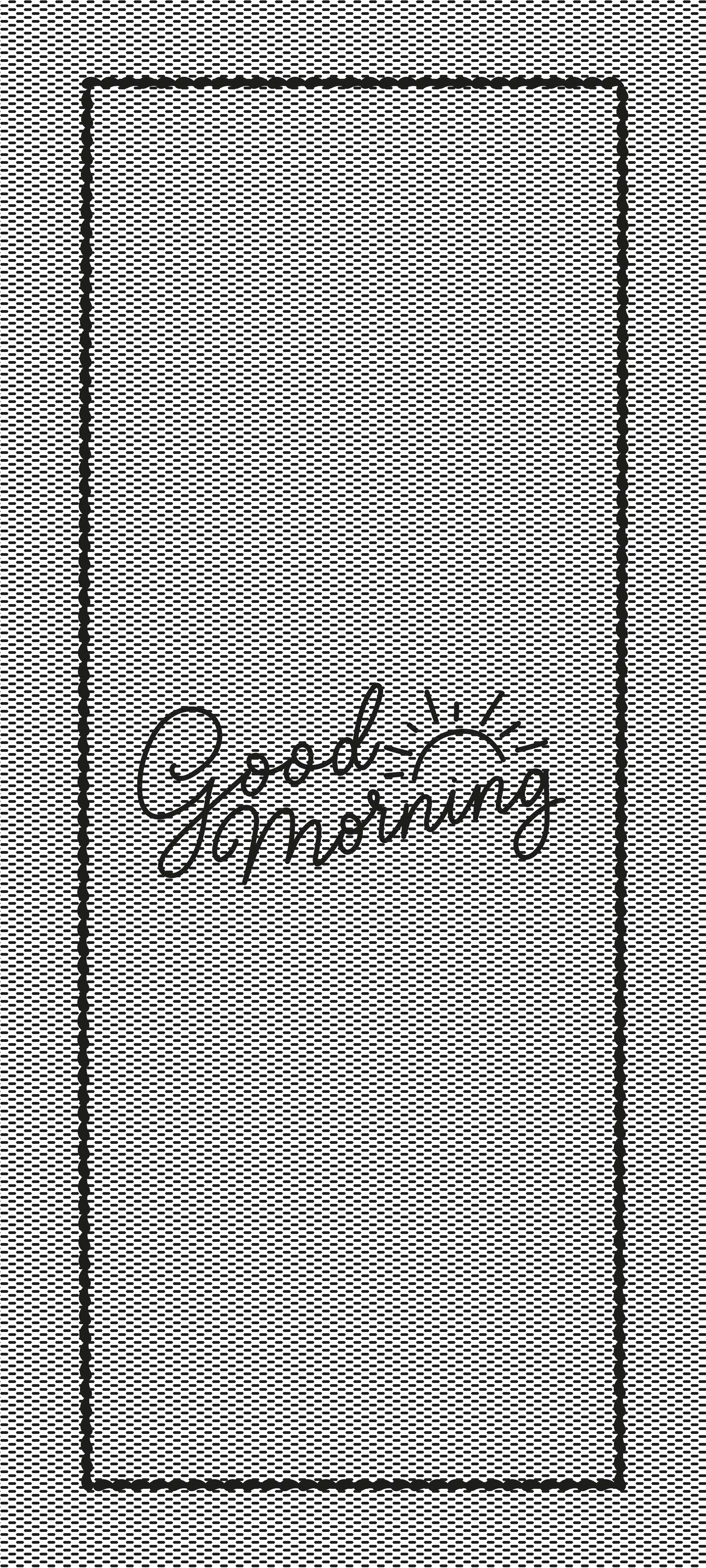 Serviette Napp Frühstück Good Morning 20x36cm