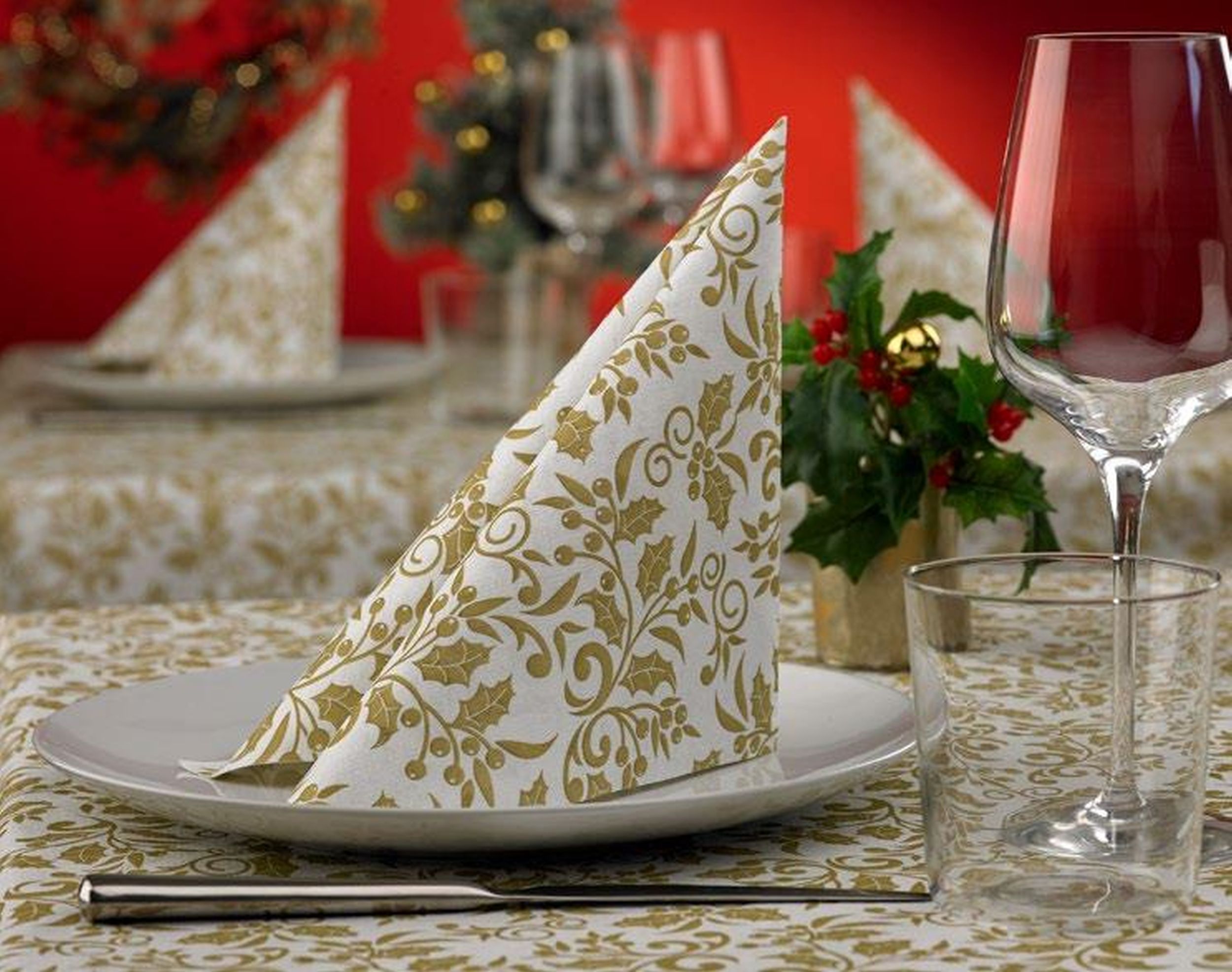 Serviette Berna Gold 40x40