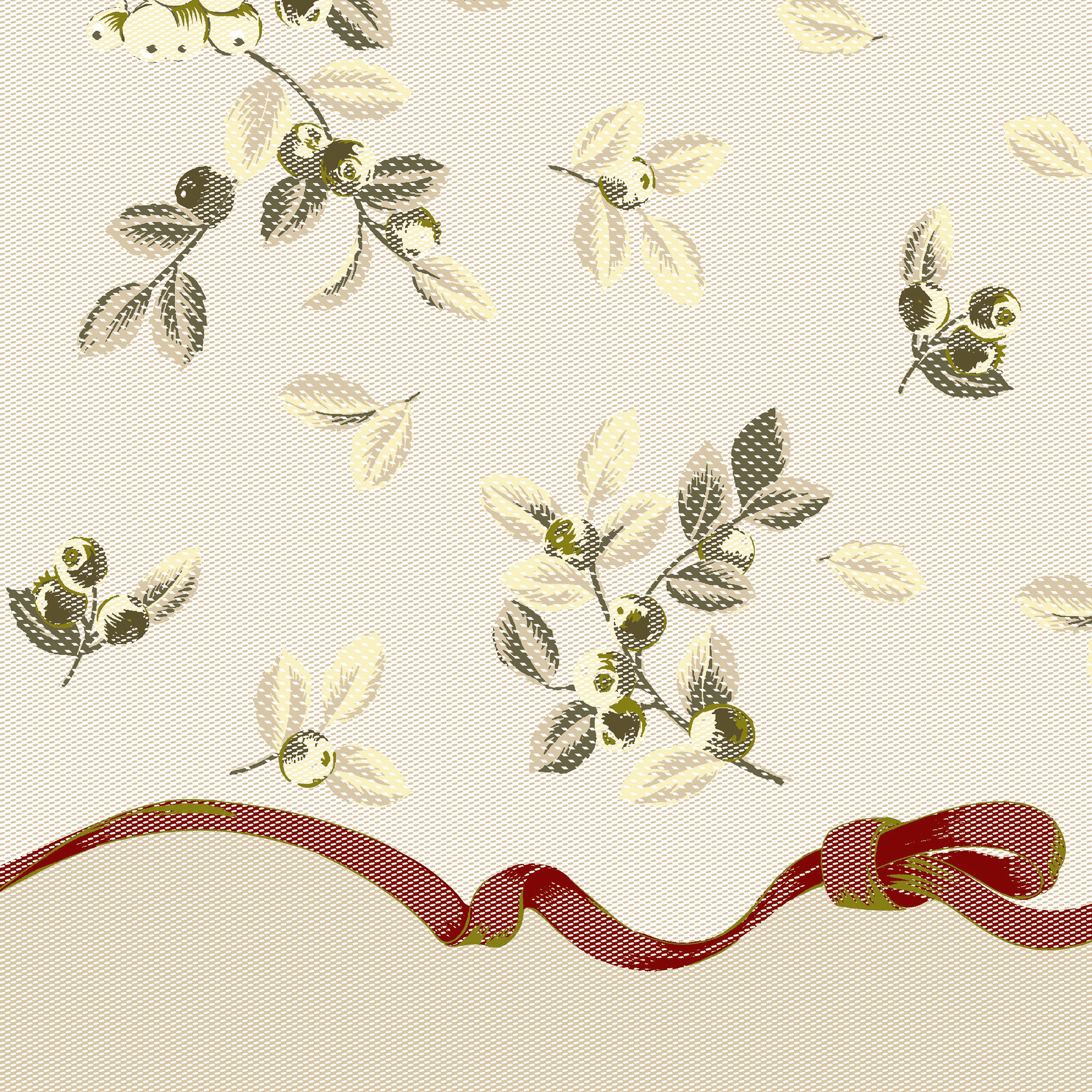 Serviette Grace Rosso 40x40