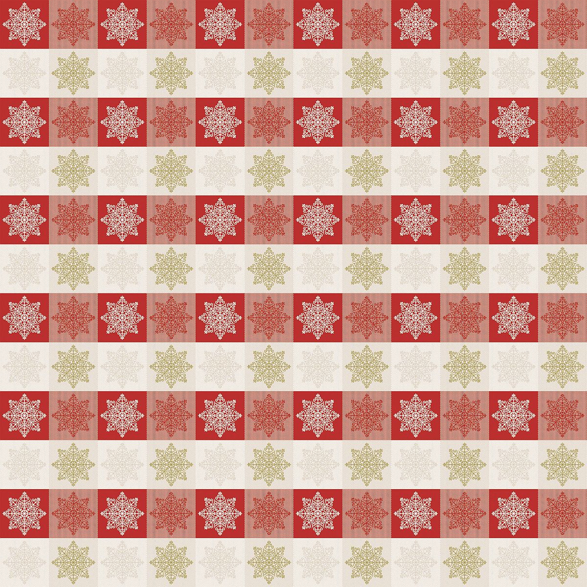 Mitteldecke Kuadra Rosso 140x140 cm