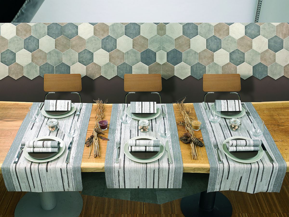 Mitteldecke Space Marrone 100x100 cm