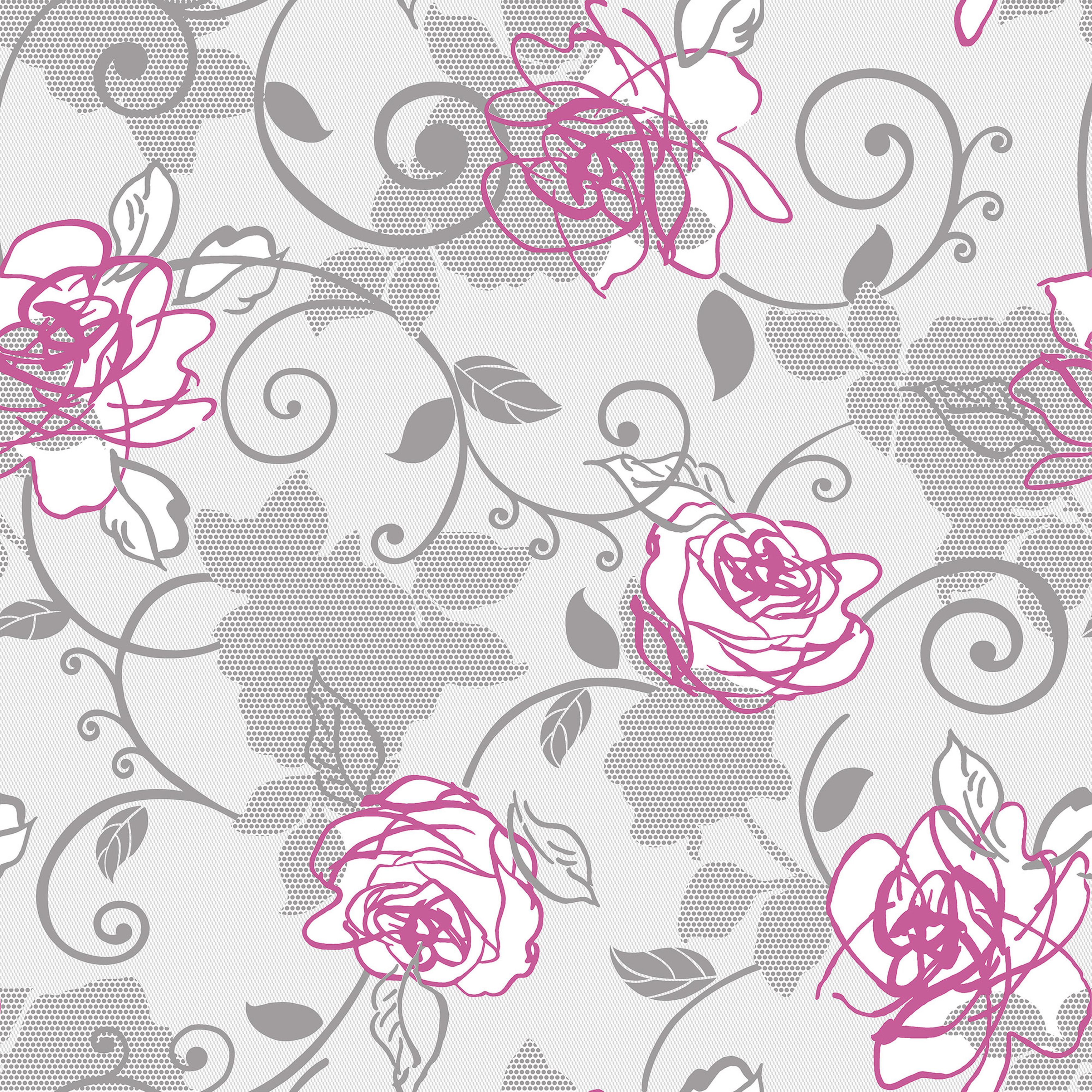 Mitteldecke Victoria Fuxia 100x100cm