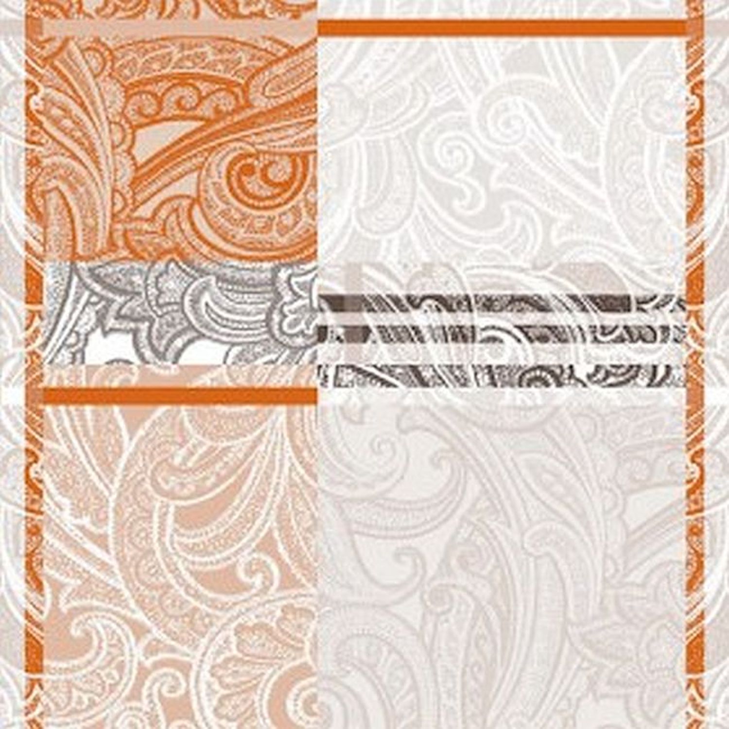 Mitteldecke Malik Terracotta 100x100cm