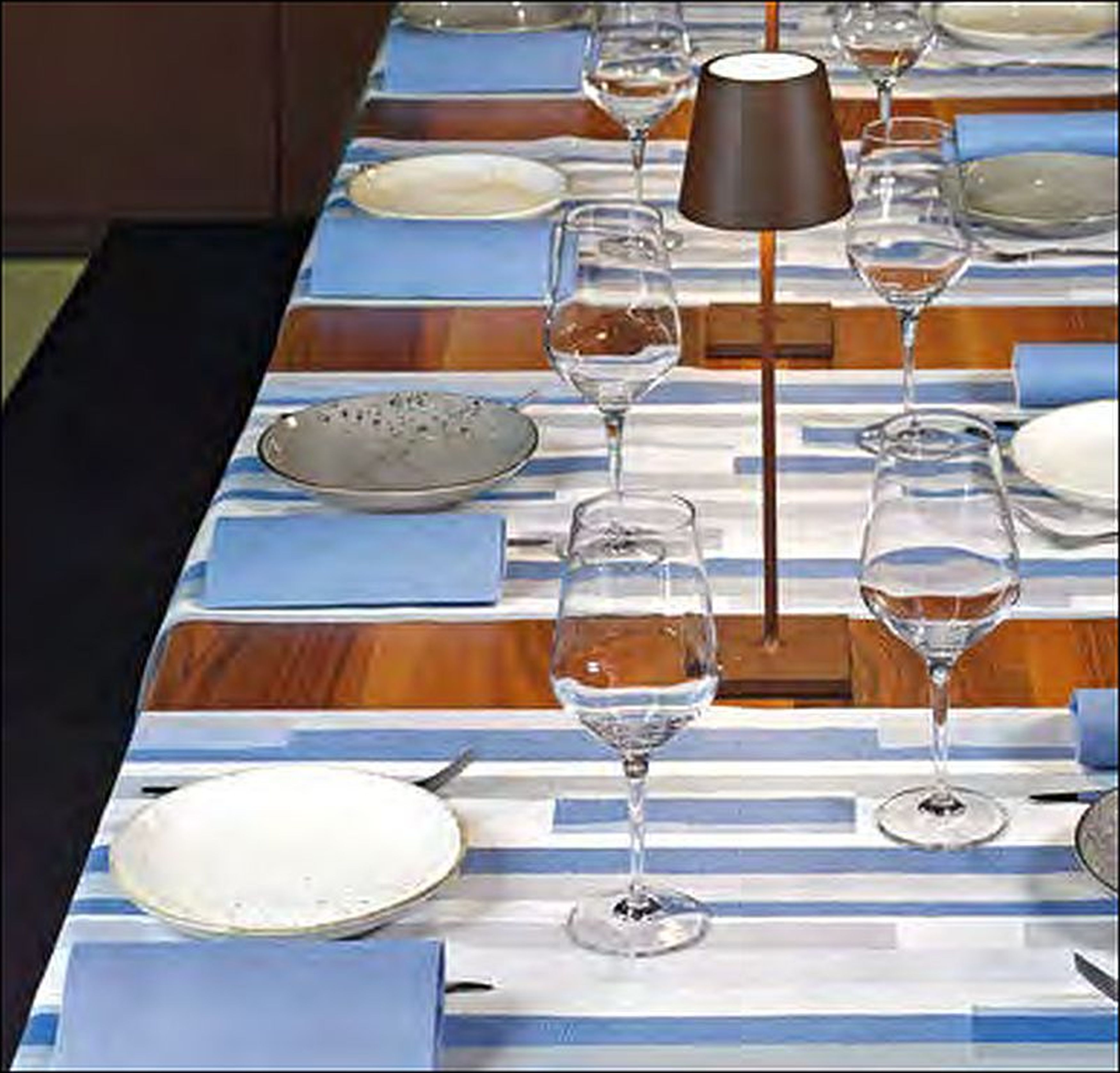Tischläufer Movida Grigio 48 x 120 cm