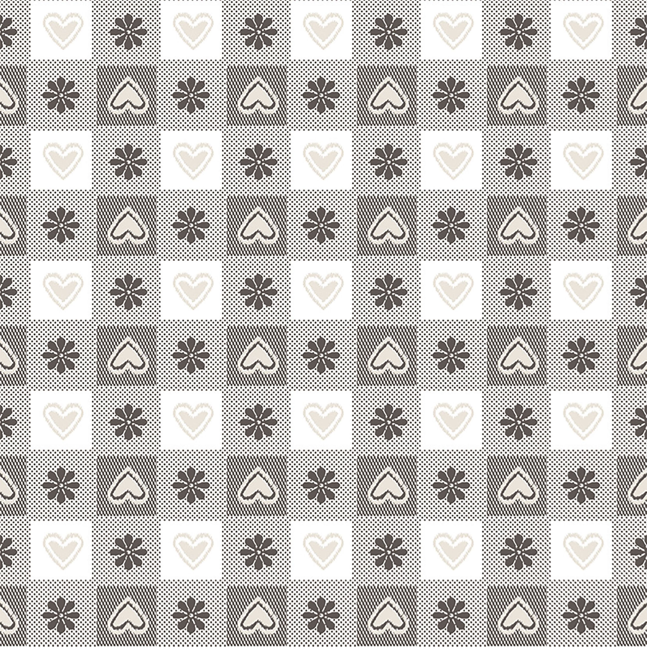 Serviette Tirol Marrone 40x40