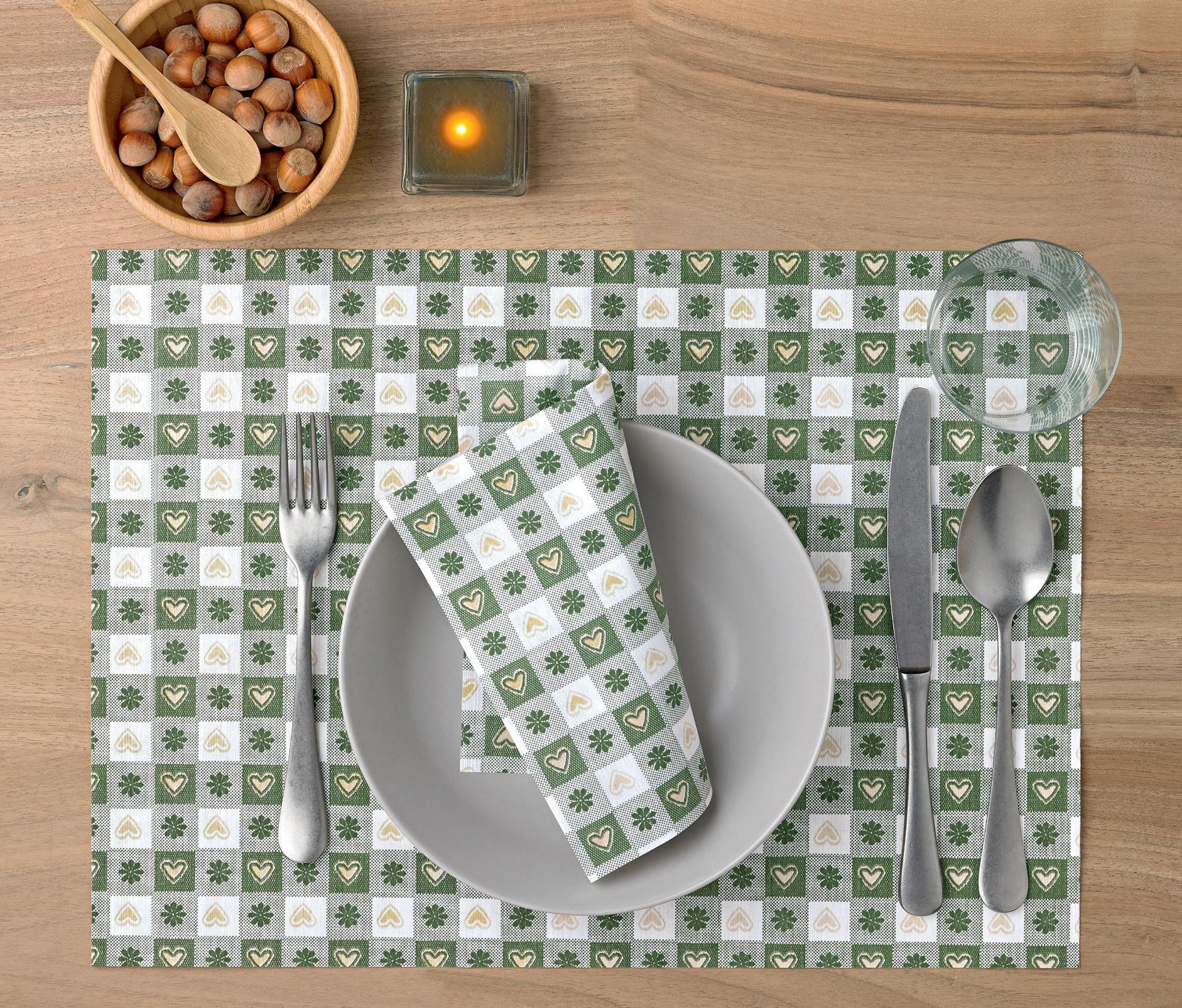 Serviette Tirol Verde 40x40