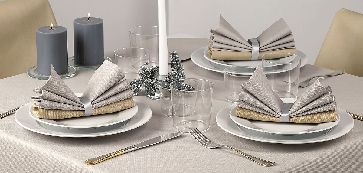 Serviette VELA Argento 40x40 cm