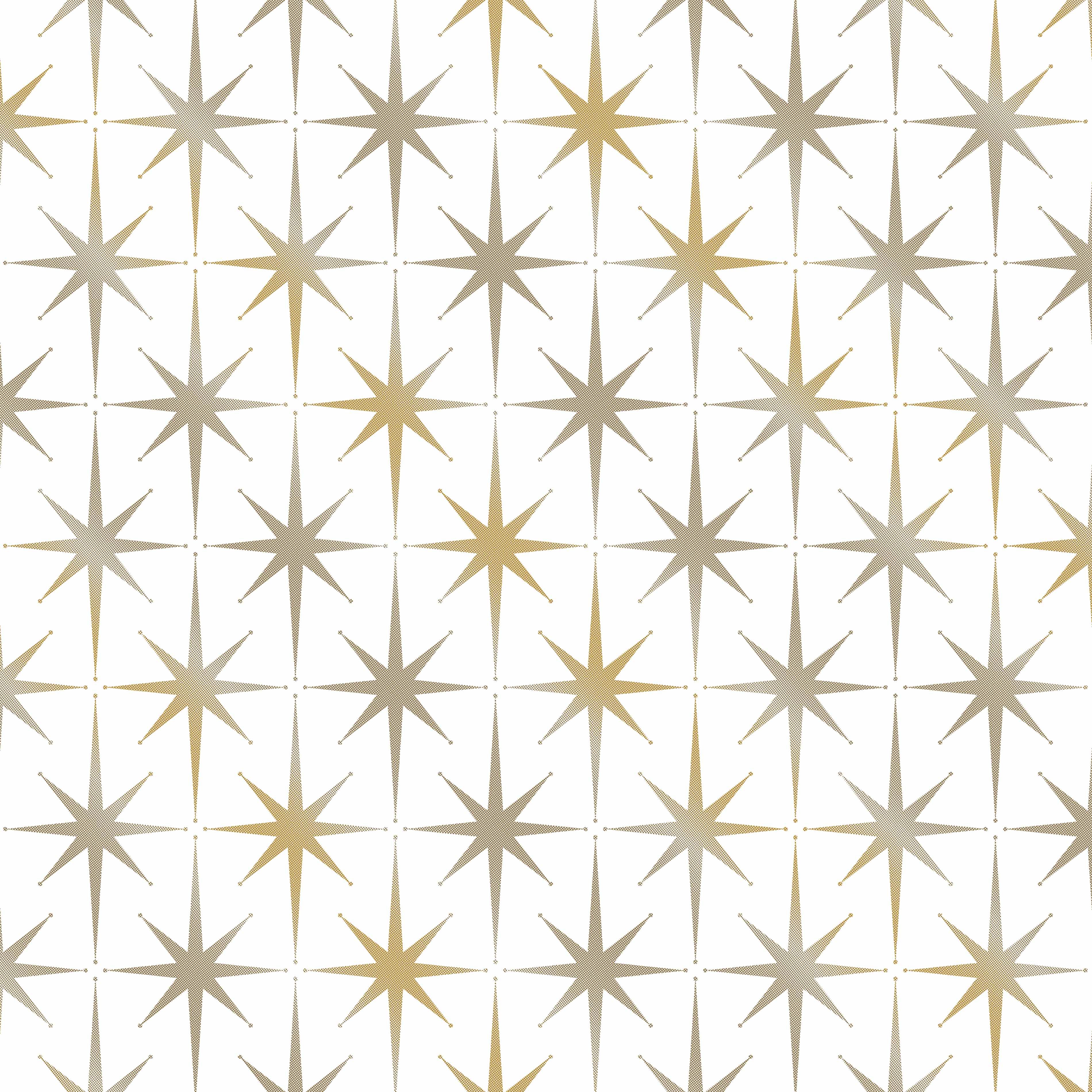 Serviette Gold & White 03 40x40